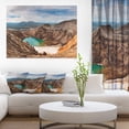 thumbnail image 1 of Acid Lake in Volcanic Crater - Landscape Canvas Wall Art, 1 of 3