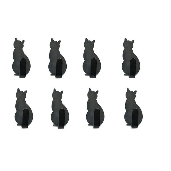 Pompotops Cute Pet Shaped Hooks, No Perforated Hooks With Adhesive Hooks For Home Decoration Clearance