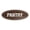Walnut, variant on Oval Pantry Sign (Walnut) - Small 2x5"