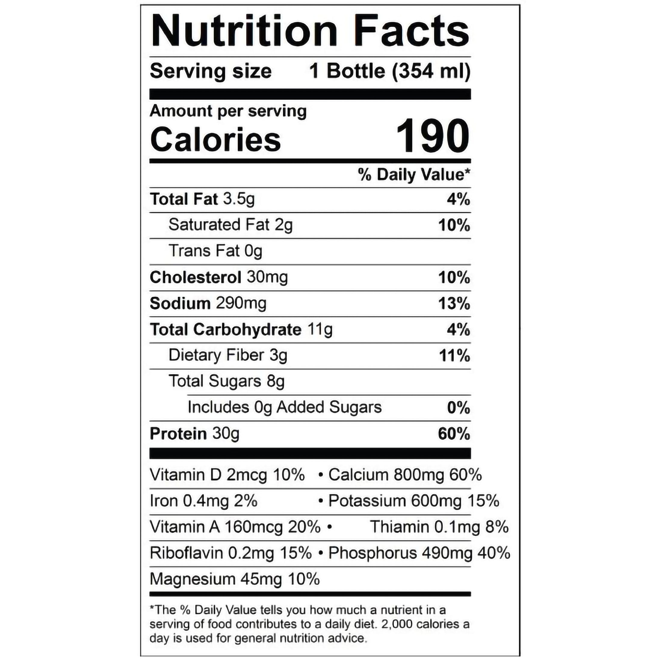 Shamrock Farms Lactose Free, Rockin' Protein Builder, Strawberry, 12 fl. oz. Bottle