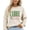 Sand Sweatshirt, variant on Caddie Baddie Sweatshirt for Women Trendy Funny Golf Pullover Crewneck Gray Sweatshirt Adult X-Large