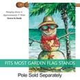 thumbnail image 2 of Smile Red Scarf Sandy Snowman Sunbath On The Beach Coastal Decoration Vertical Hawaii Winter House Flag Holiday Farmhouse Seaside Party Outdoor Yard Banner 28" x 40", 2 of 6