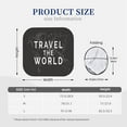 thumbnail image 3 of Naloa Travel The World1 2 Piece Foldable Car Sun Shades, Car Windshield Sunshade, Front Window Sunshade for Car, Truck, SUV - Large, 3 of 7