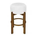 thumbnail image 4 of Vera Tabouret de Bar Rond d'Intérieur, Noyer Foncé, 4 of 10