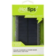 Valuelink Hottips 4000 mAh Solar Charger & Power Bank with Dual USB Port