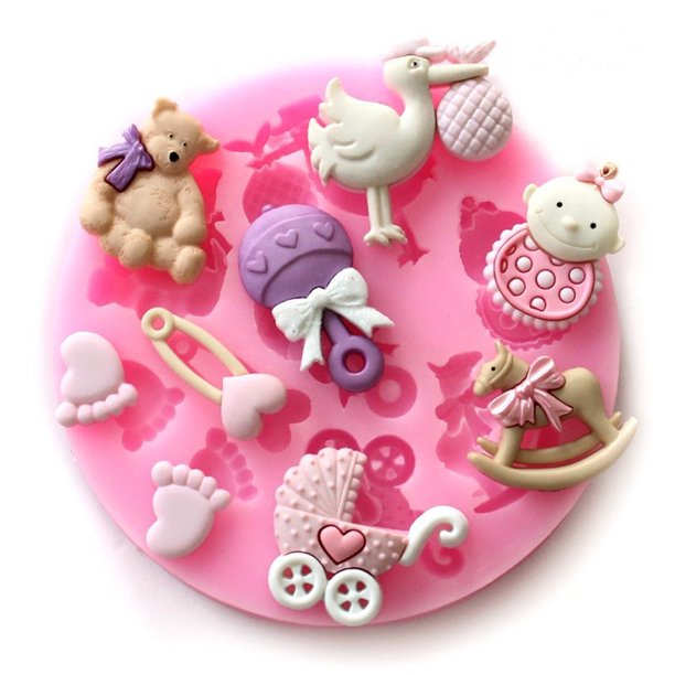 Silicona Fondant Chocolate Diy Pastel Molde Utensilios De Cocina Para Hacer Dulces Suaves Jaleas Cubitos De Hielo Methold HA038368-00