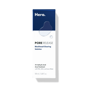 Pore Release Blackhead Clearing Solution from Hero Cosmetics - Exfoliating Toner for Sensitive Skin