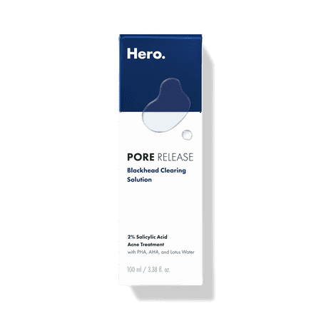 Pore Release Blackhead Clearing Solution from Hero Cosmetics - Exfoliating Toner for Sensitive Skin