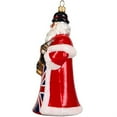 thumbnail image 2 of Joy to the World British Santa with Big Ben Polish Glass Ornament, 2 of 5