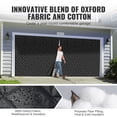 thumbnail image 3 of 16x7FT Garage Door Insulation Kit Magnetic Thermal Insulated Door Curtain with 300D Oxford Fabric Heavy Duty Weighted Bottom Easy Assembly for Winter, 3 of 6