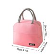 thumbnail image 1 of Agiferg Solid Color Twill Bento Bag Portable Insulation Bag Thickened Student Lunch Box Bag Lunch Bag Lunch Bag, 1 of 5