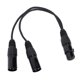 thumbnail image 5 of Cable Divisor XLR, De Sonido HIFI Máxima Conductividad Eléctrica Cable XLR Patch Y Reduce La Pérdida De Señal PVC Resistente A Interferencias De 3 Pines Para Estudio, 5 of 7