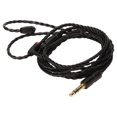 thumbnail image 4 of Cable de repuesto para auriculares OFC, compatible con auriculares MMCX para SE215 SE315 SE425 SE535 SE846, color negro, 4 of 12