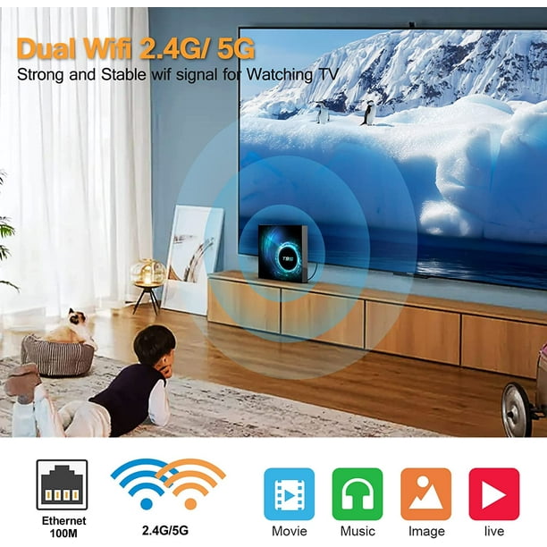 2023 latest 4K Android TV Stick Dongle Allwinner H313 1GB 2GB RAM/8GB 16GB  ROM Dual band WiFi 2.4G/5G+Wireless support miracast Smart tv Stick(no ethe