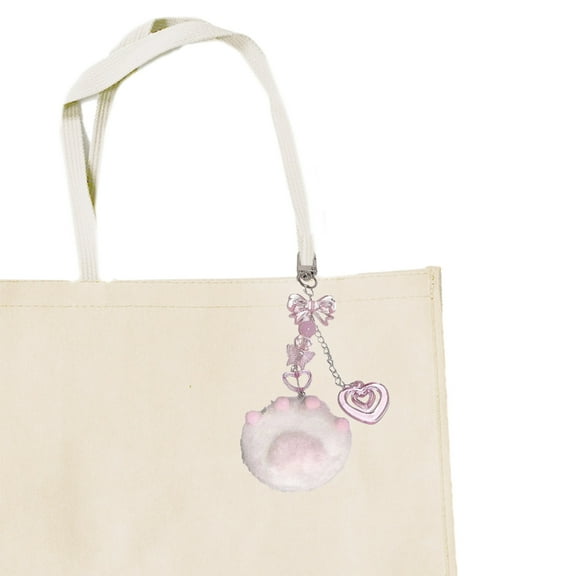 SIEYIO Beaded Lanyard Strap Butterfly Ribbon Designs Phone Pendant Keychain Pendant Bag Decoration for Phone Backpack and Keys