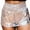 Silver, variant on Sngxgn Womens Drawstring Shorts Summer Elastic Waist Casual Lightweight with Pockets(Hot Pink,S)