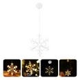 thumbnail image 2 of Shisuyan Christmas Theme Suction Cup Light Warm Color Plastic 3Pack 7.5X7.5X0.8In, 2 of 8