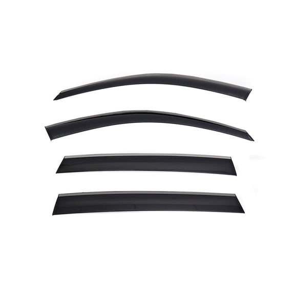 WellVisors Window Visors Wind Deflectors Compatible With Toyota Grand Highlander & Lexus TX350 TX500h 2024-2025 With Black Trim Rain Guards 3-847TY079
