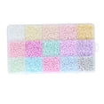 thumbnail image 4 of Cuentas de semilla de vidrio, cuentas artesanales con caja de almacenamiento, juego de cuentas sueltas coloridas para niñas, cuentas de pulsera para Estilo C, 4 of 10