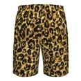 thumbnail image 6 of Disketp Men'S Swim Trunks Hawaiian Breathable Surf Beach Swimsuits Mesh Lining Beach Shorts With Pockets-Gold Glitter Leopard, 6 of 9