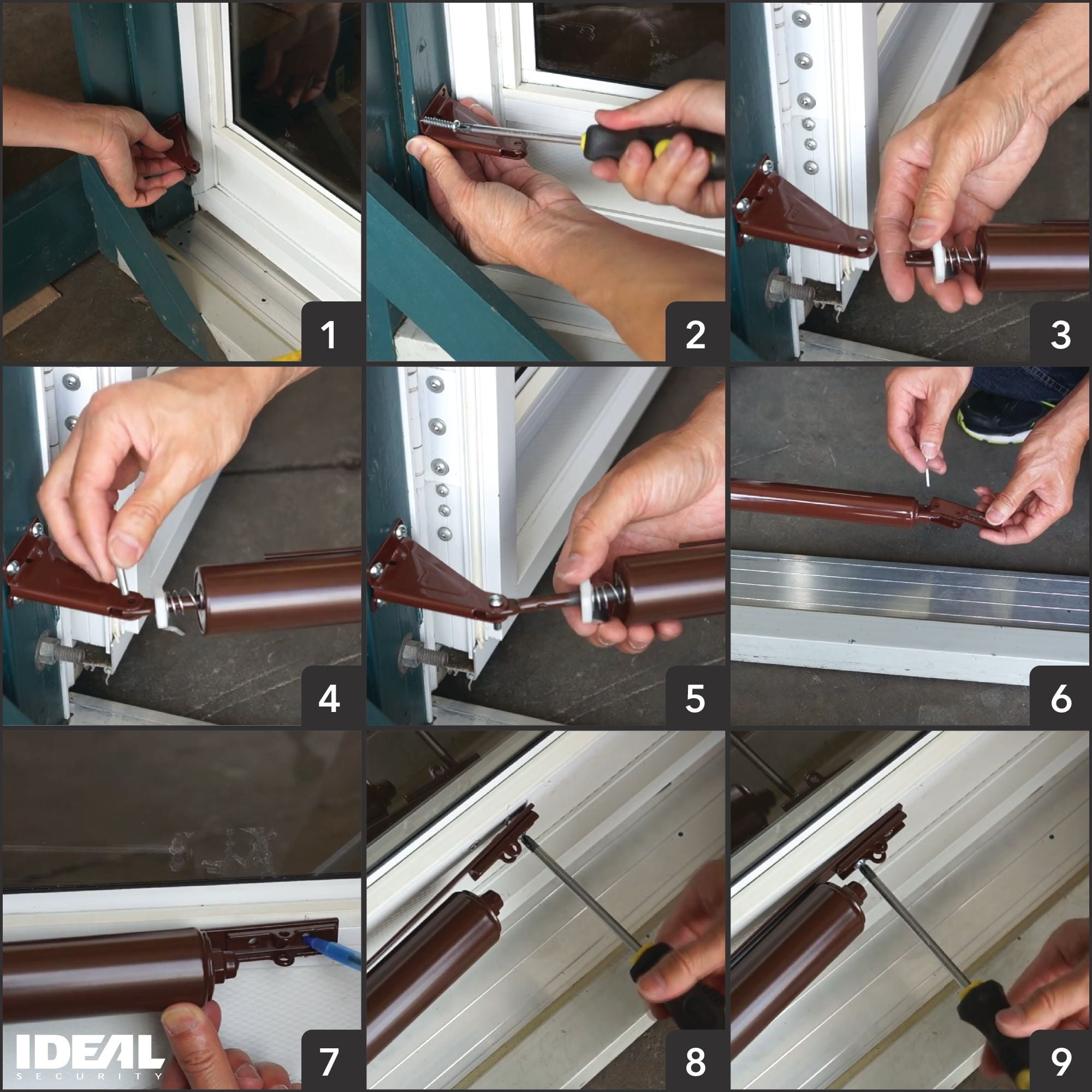 Quick Hold Deluxe Hd Door Closer With Torsion Bar Walmart Com