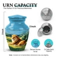 thumbnail image 2 of SABURIAL Lion Urn - Mini Cremation Urn For Human Ashes Adult Female - Little Funeral Urns For Ashes For Women - Keepsake Burial Urns For Male - 3 Inch, 2 of 7