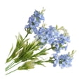 thumbnail image 2 of Fake Hyacinth Flowers Bouquet Set of 5, Silk Artificial Hyacinths with Flexible Stems for Home Decor, Dining Table Centerpieces, Bedroom, Wedding Arrangements, 2 of 6