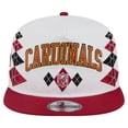 thumbnail image 2 of Men's New Era  White Arizona Cardinals Argyle 19TWENTY Adjustable Hat, 2 of 5