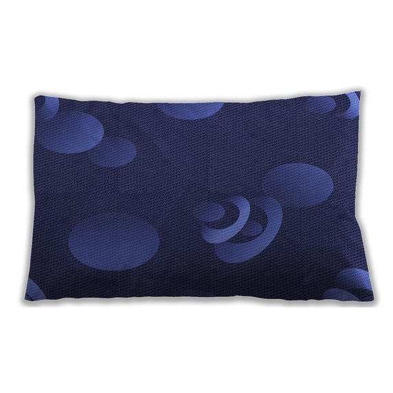 Ahgly Company Outdoor Rectangular Contemporary Lumbar Throw Pillow, 13 inch by 19 inch