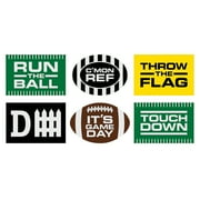 Football Wall Cutouts (6Pc) - Party Decor - 6 Pieces