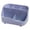 Purple, variant on 5 Compartment Plastic Desk Organizer,1Pc Multi-grid Makeup Storage Caddy,6.3X3.3inch Divided Office Pen Holder, Desktop Stationery Container, Versatile Vanity Organizer for Home Office Storage