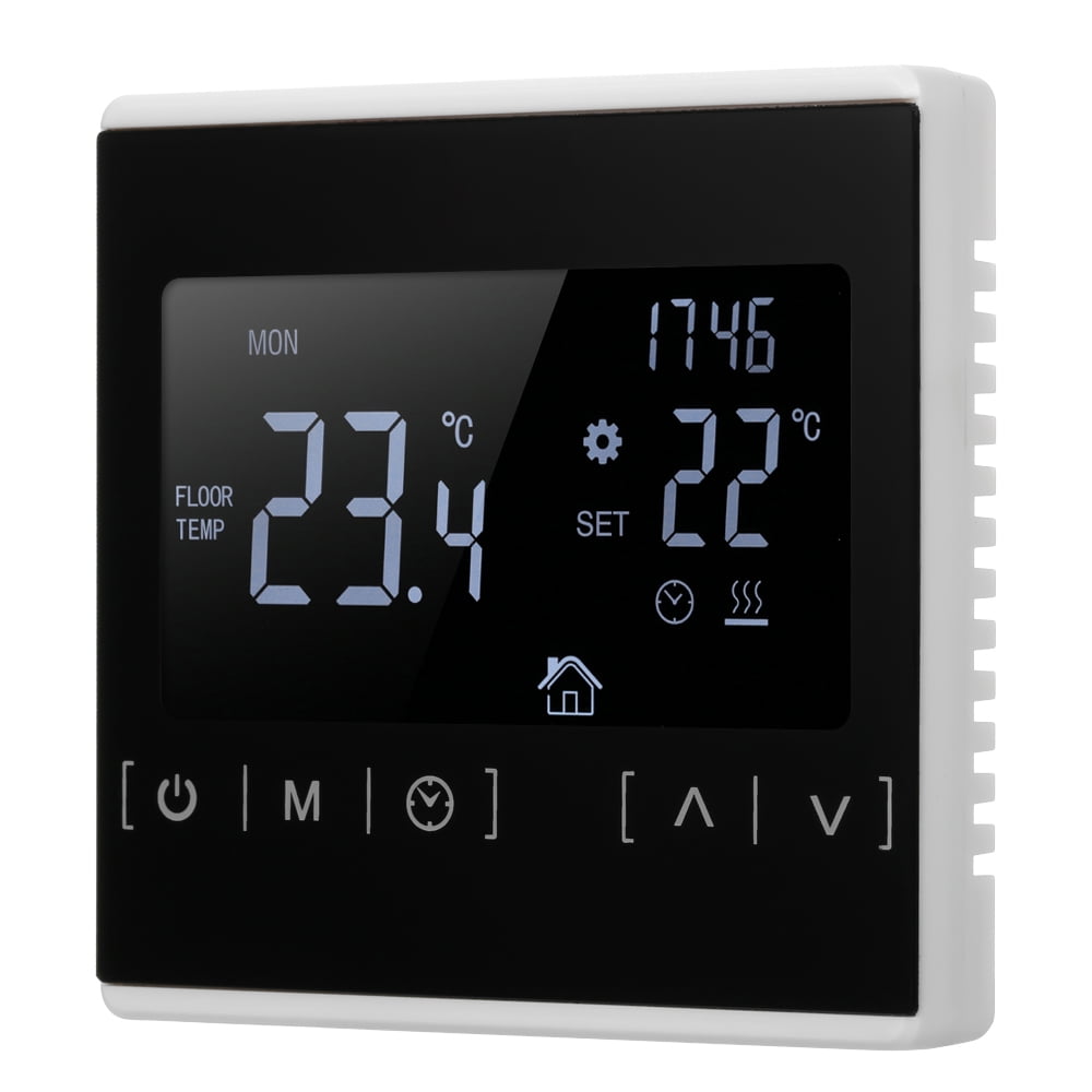 Touch Screen floor underfloor thermostat for water & electric heating systems Touch Screen floor underfloor thermostat for water & electric heating systems