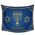thumbnail image 1 of Tapiz Colgante De Pared De Poliéster, Decoración Del Hogar De Hanukkah, Tapiz Impreso Único Para El Hogar Para Dormitorio, Sala De Estar, Regalo De Fiesta Cateissary HA027037-03, 1 of 6