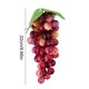 thumbnail image 3 of Decoración colgante de racimos de uvas artificiales – racimo de uva de plástico con hojas para decorar la cocina, coronas, fondos de boda, accesorios fotográficos, 3 of 6