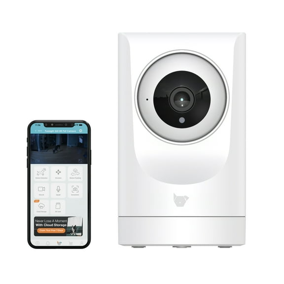 Instachew Purrsight 360° Smart Pet Camera, 1080P HD, Wireless, 2-Way Audio