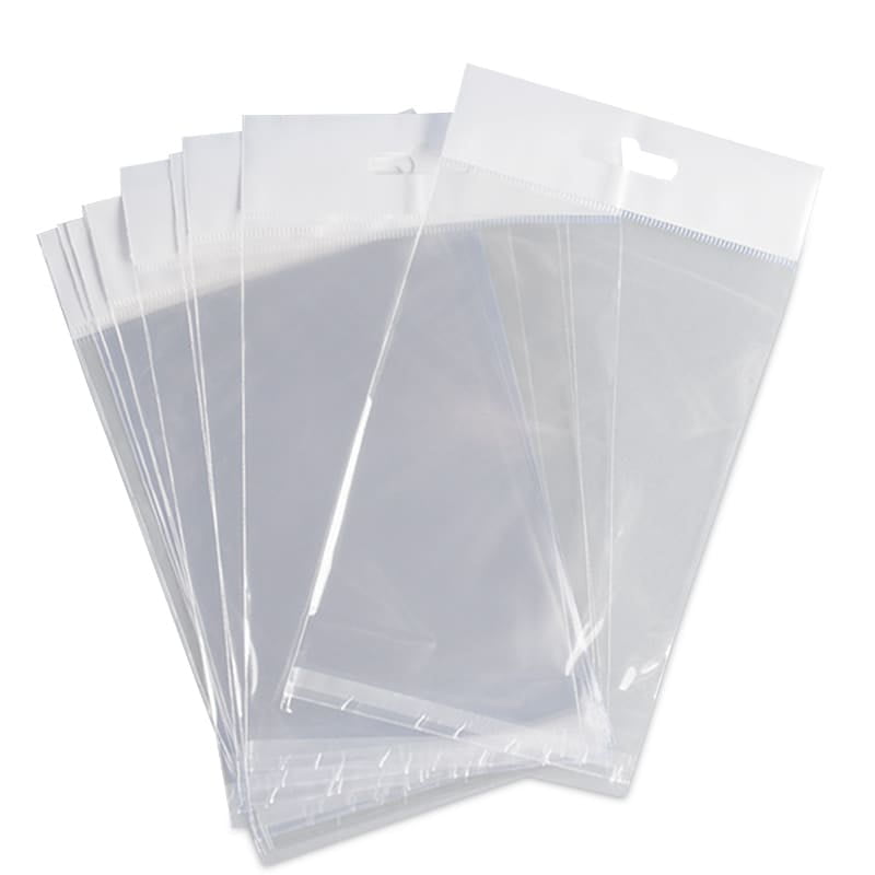 7x22cm Clear Self Adhesive Resealable Cello Cellophane Poly OPP Bags 100-1000PCS 