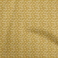 thumbnail image 1 of oneOone Silk Tabby Yellow Fabric Christmas Dress Material Fabric Print Fabric By The Yard 42 Inch Wide, 1 of 4