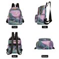thumbnail image 4 of FORMRS Mini Backpack Purse for Women Travel Daypack Casual Shoulder Bag, Green Night Deer, 4 of 7