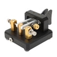 thumbnail image 1 of Morse Code Key Double Paddle Shortwave Portable CW Telegraph Key Camping Indoor, 1 of 7