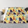 thumbnail image 1 of Fotbe Musical Instruments Manta de Franela con Estampado, Manta Ultrasuave para Cama, Sofá, Auto, Hipoalergénica y Antibolitas-80"x60", 1 of 6