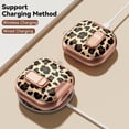 thumbnail image 6 of for AirPods 4 Case, with Safty Lock & Phone Stand for Floral AirPods 4th Generation Case Cover for Women Girly, iPod 4 Case with Keychain & Cleaner Kit- Leopard Print, 6 of 7