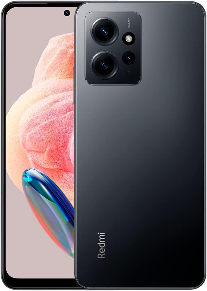 Xiaomi Redmi Note 12 4G LTE (128GB + 4GB) Global Unlocked 6.67" 50MP Triple (Onyx Gray Global )