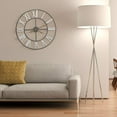 thumbnail image 2 of GGI Decor Quartz Farmhouse Indoor Oversized Wall Clock, Easy To See Roman Numerals, 2 of 7