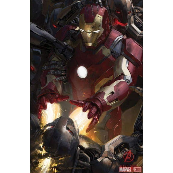 Iron Man Avengers 2 Age of Ultron 2014 SDCC Marvel movie poster