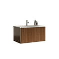 thumbnail image 7 of Wall Mounted Bathroom Vanity, 30 Inch Single Bathroom Vanity Set with Ceramic Sink and Storage Cabinet, Wood Hanging Bath Cabinet for Small Space, 7 of 7