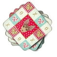thumbnail image 2 of Carolines Treasures CK5220FC Miniature Fox Terrier Love Foam Coaster Set of 4 Red 3 1/2 x 3 1/2 multicolor, 2 of 4