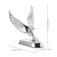 UPOUART Zinc Alloy Hood Ornament Decal, 3D Auto Emblem for Car and ...