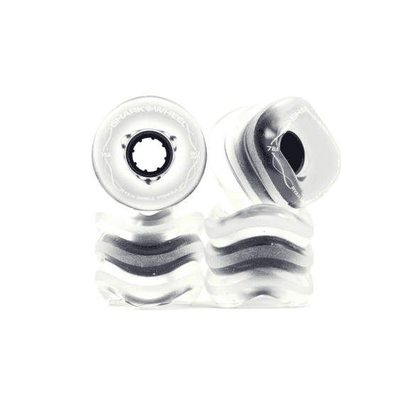 60mm, 78a Clear with Black Hub - Team Rider, Signature Wheels Ryan Orell