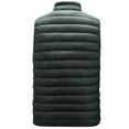 thumbnail image 3 of SHTXOZHI Men's Winter Puffer Vest Stand Collar Sleeveless Jacket Lightweight Down Outerwear, 3 of 7