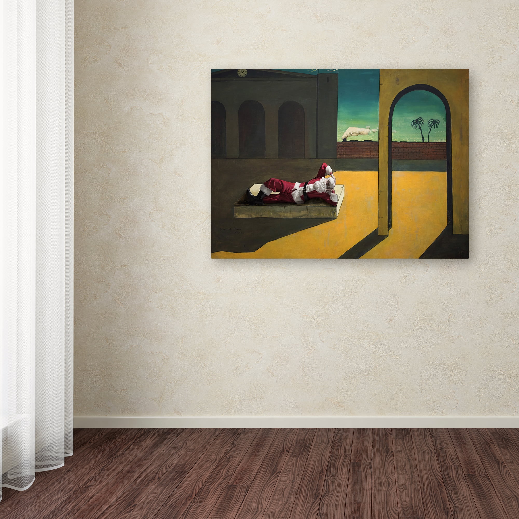 Trademark Fine Art 'De Chirico-The Seuthsayer's Recompense' Canvas Art by Ed Wheeler